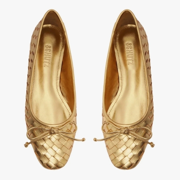 SCHUTZ Shoes - SCHUTZ Arissa Woven Leather Flat